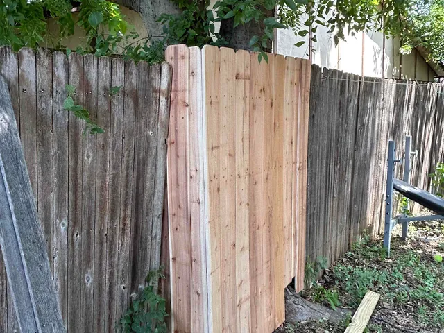 Fence Repair & Support Post Installation