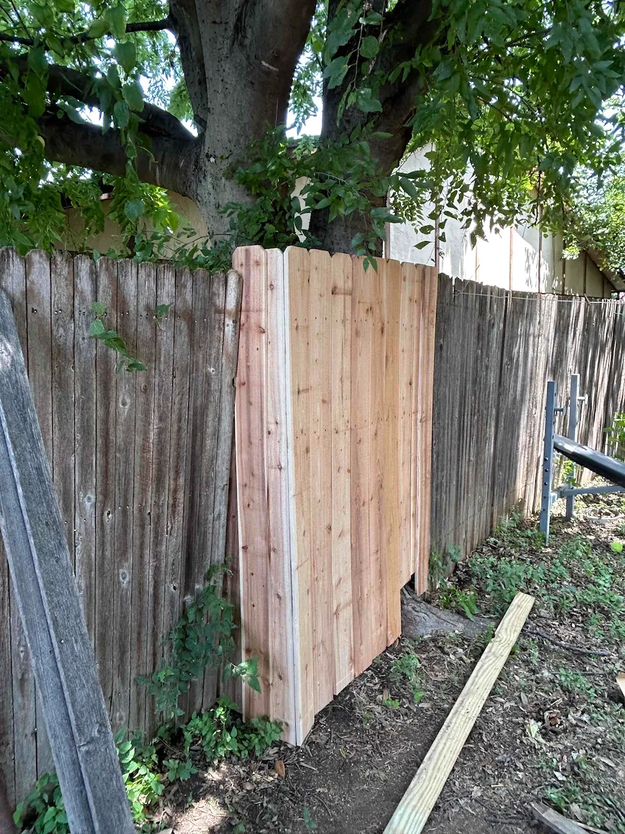 Fence Repair & Support Post Installation