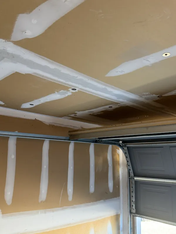 Garage Ceiling Drywall Repair