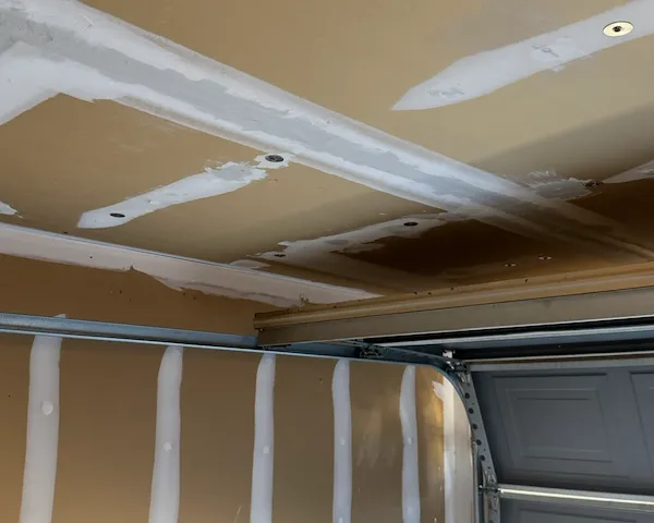 Garage Ceiling Drywall Repair