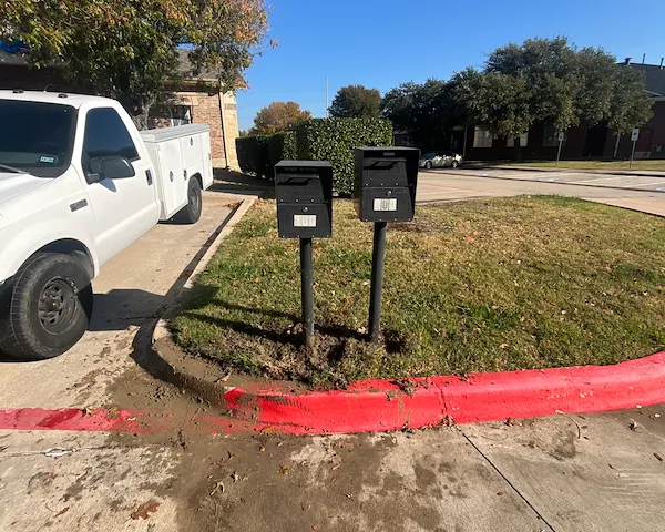 Mailbox Post Straightening & Re-Setting