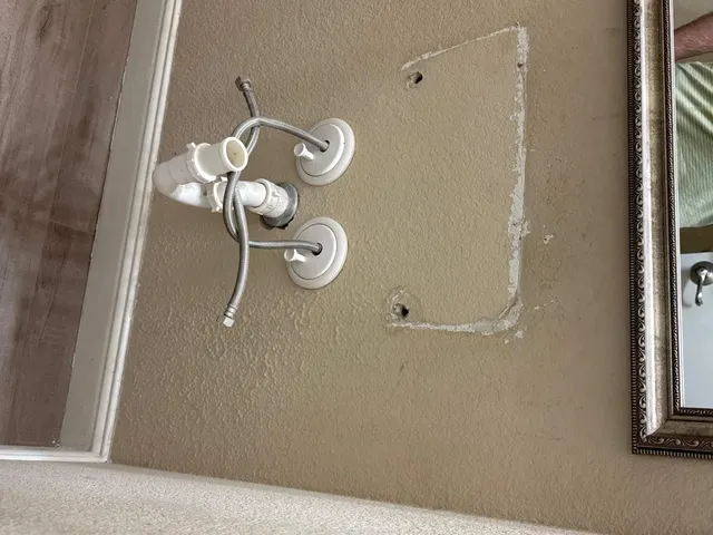 Wall-Mount Sink Install