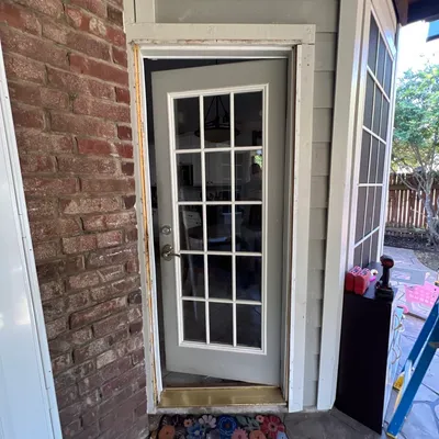 Door Install & Curtain Hanging — gallery image 1