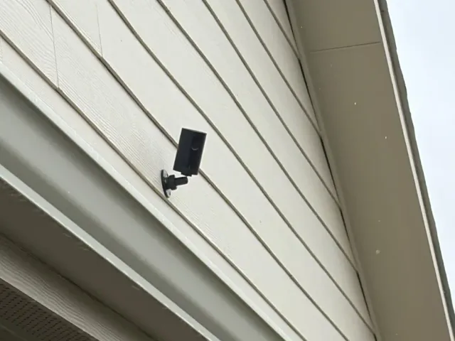 Exterior Security Camera Installation