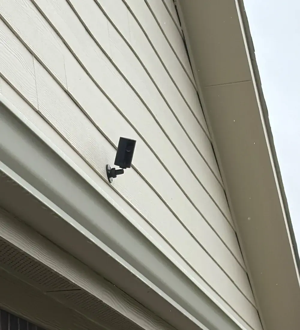 Exterior Security Camera Installation