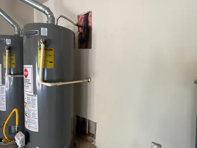 Drywall Repair & Insulation (Water Heater Area)