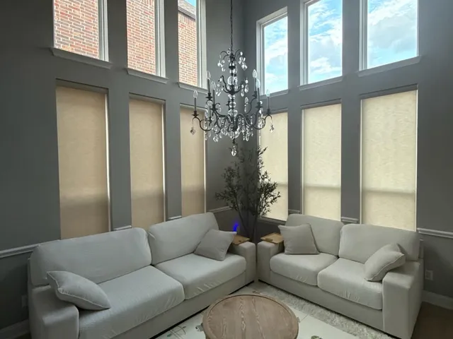 Tall Curtain Installation